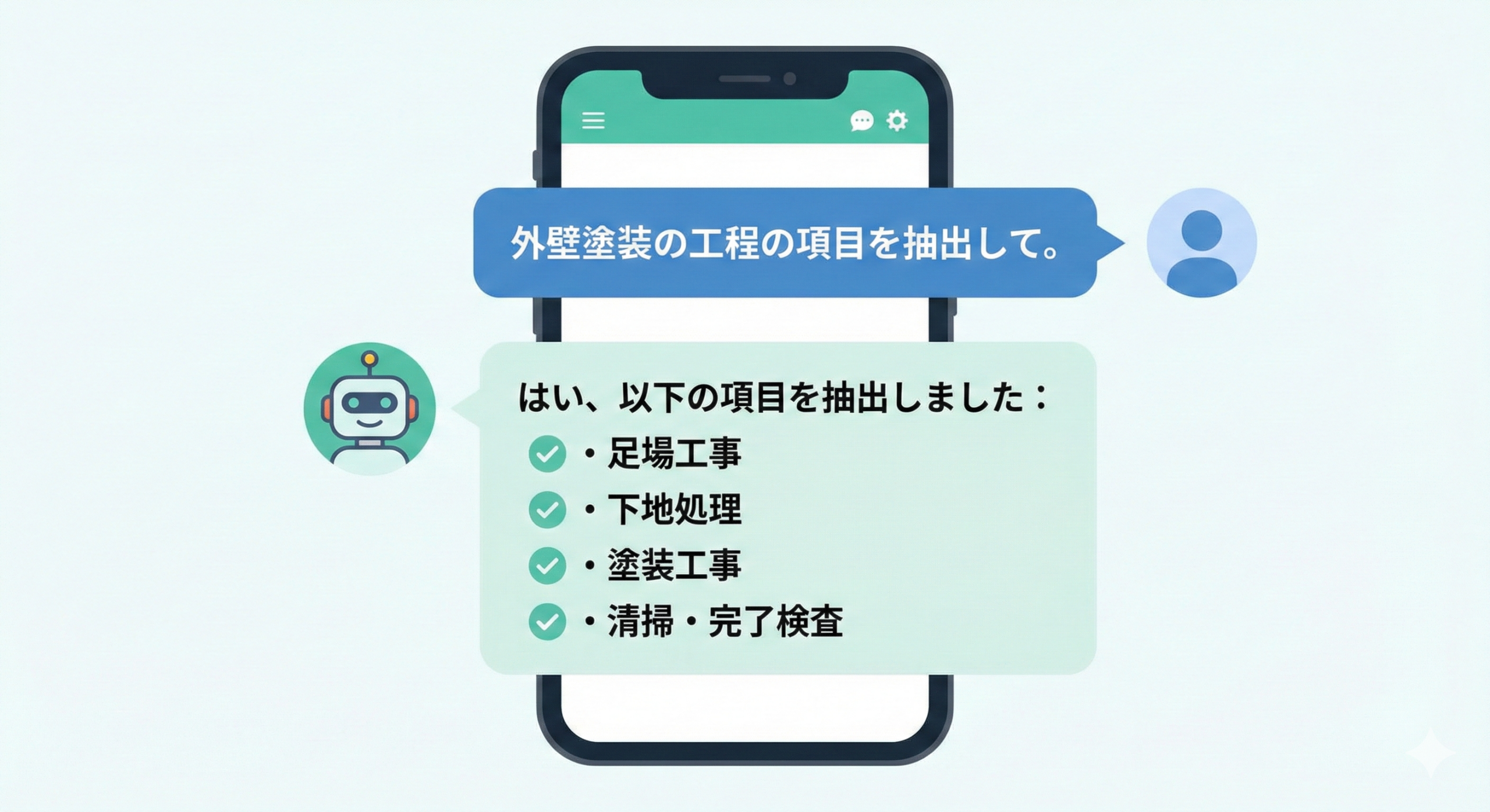 AIによる項目抽出の具体例