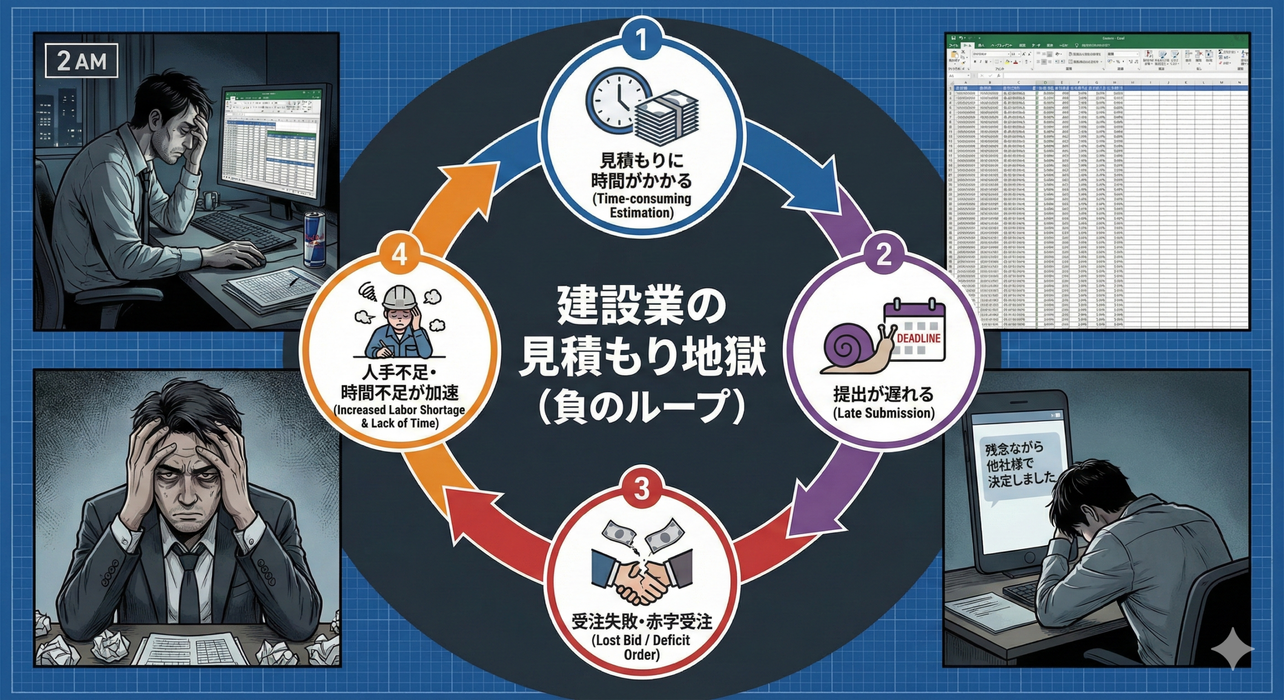 建設業者が直面している「見積もり地獄」